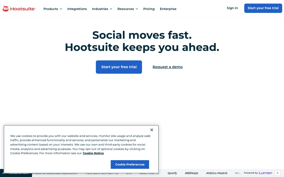Hootsuiteの公式サイト